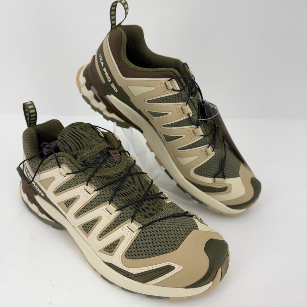 XA Pro‎ 3D V9 Men Size 8 Trail Running Shoe Deep Lichen Green New in Box